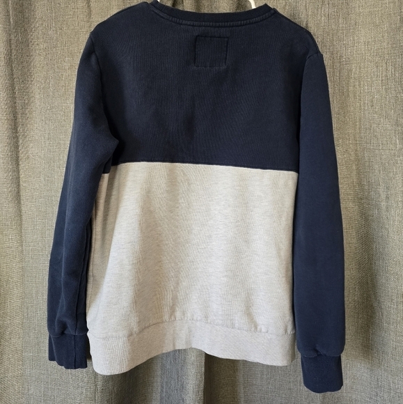 Superdry Worldwide Panel bicolor Sweatshirt Mens Size 2XL - Picture 2 of 4